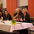 Podiumsdiskussion unerfüllter Kinderwunsch / © Violetta Wakolbinger V. l.: Univ.-Doz. Omar Shebl, Mag.a Martha Leeb, Mag.a Gabriele Eder-Cakl, Dr.in Gertraud Ladner, Mag.a Brigitte Gruber-Aichberger, Dr. Franz Gruber.